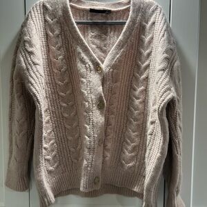 JENNI KAYNE Cable Cocoon Cardigan